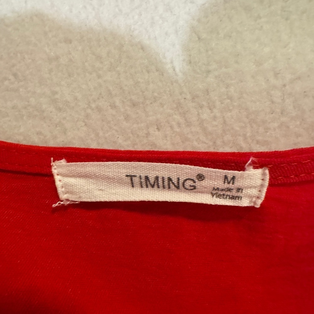 Timing Red Apparel Ruffle Dress - Picture 3 of 6